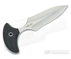 Mike Irie Version 2 Push Dagger CPM-154 Black Canvas Micarta -Daggers Online Shop 3766 3