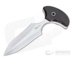 Mike Irie Version 2 Push Dagger CPM-154 Maroon Linen Micarta 4284