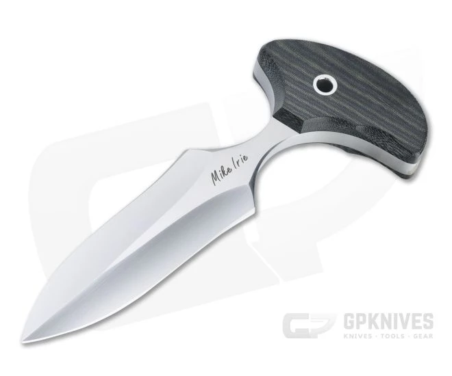 Mike Irie Version 2 Push Dagger CPM-154 Black & Green Linen Micarta Fixed Blade 4440 1 Mike Irie Version 2 Push Dagger CPM-154 Black & Green Linen Micarta Fixed Blade 4440