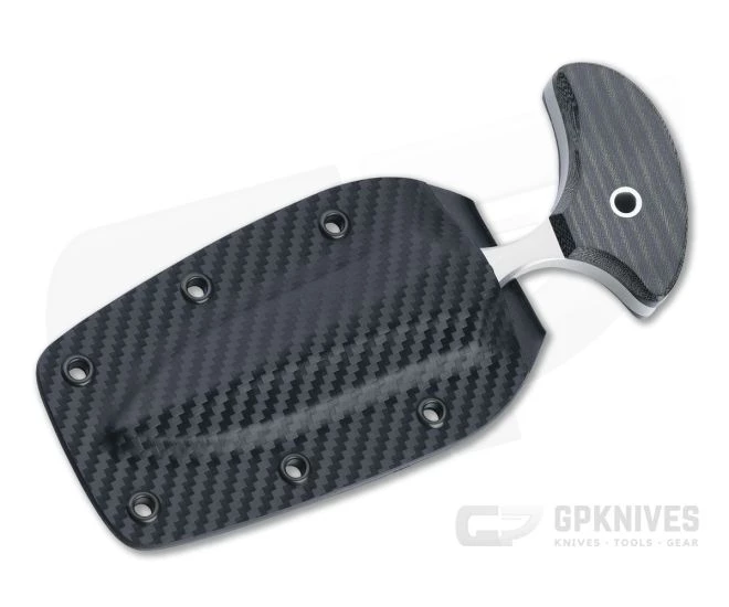 Mike Irie Version 2 Push Dagger CPM-154 Black & Green Linen Micarta Fixed Blade 4440 2 Mike Irie Version 2 Push Dagger CPM-154 Black & Green Linen Micarta Fixed Blade 4440 - Image 2