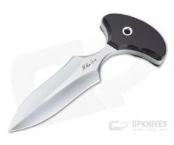 Mike Irie Version 2 Push Dagger CPM-154 Maroon Linen Micarta Fixed Blade 4441