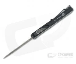 Heretic Custom Colossus D/E Bakers Forge Damascus Black Dunes Fat Carbon OTF Automatic 4699 -Daggers Online Shop 4699 3