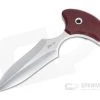 Mike Irie Version 2 Push Dagger CPM-154 Red Burlap Micarta Fixed Blade 4810