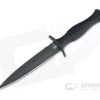 Spartan Harsey Dagger Black S45VN Black Micarta Nylon Sheath Fixed Blade 49BKBKNLBK