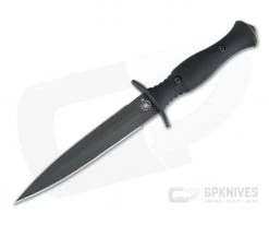 Spartan Harsey Dagger Black S45VN Black Micarta Nylon Sheath Fixed Blade 49BKBKNLBK