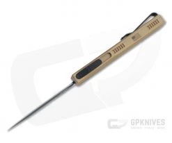 Axial Shift Double Edge Blackwashed S35VN Tan OTF Automatic 5 Axial Shift Double Edge Blackwashed S35VN Tan OTF Automatic -Daggers Online Shop 63759 3