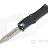 Microtech Hera D/E Bronzed Full Serrated Double Edge OTF Automatic 702-15