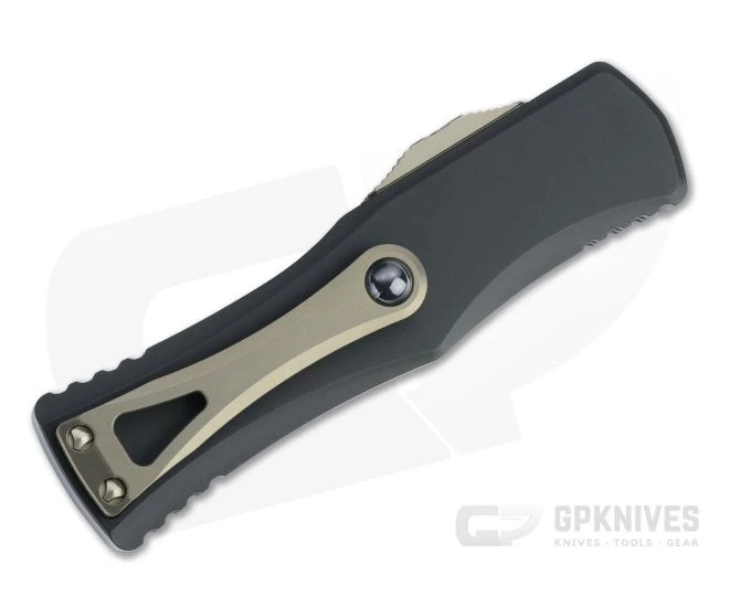 Microtech Hera D/E Bronzed Full Serrated Double Edge OTF Automatic 702-15 2 Microtech Hera D/E Bronzed Full Serrated Double Edge OTF Automatic 702-15 - Image 2