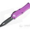 Microtech Hera D/E Black Double Edge Violet OTF Automatic 702-1VI