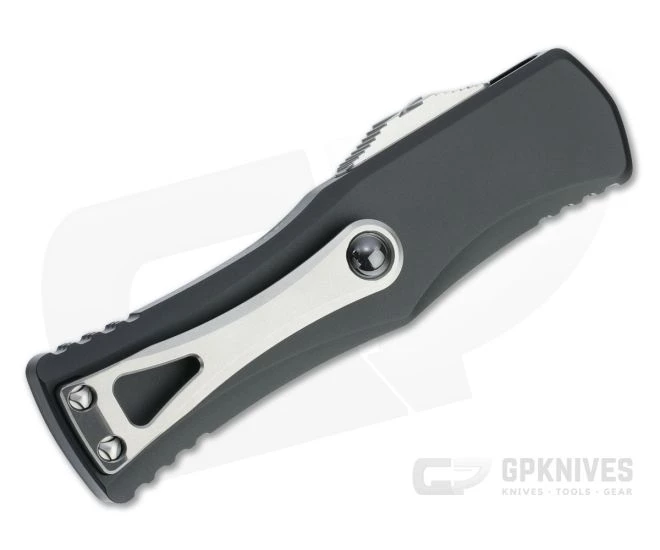 Microtech Hera D/E Satin Double Edge Black OTF Automatic 702-4 2 Microtech Hera D/E Satin Double Edge Black OTF Automatic 702-4 - Image 2