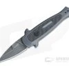 Kershaw Launch 12CA California Legal Stiletto BlackWash Carbon Fiber Inlaid Gray Automatic Knife 7130GRYBW