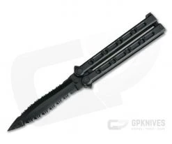 Cold Steel FGX Balisong Double Serrated Griv-Ex 92EAA