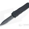 Guardian Tactical Recon-035 Dark Stonewashed Elmax Serrated Double Edge OTF Automatic 93632