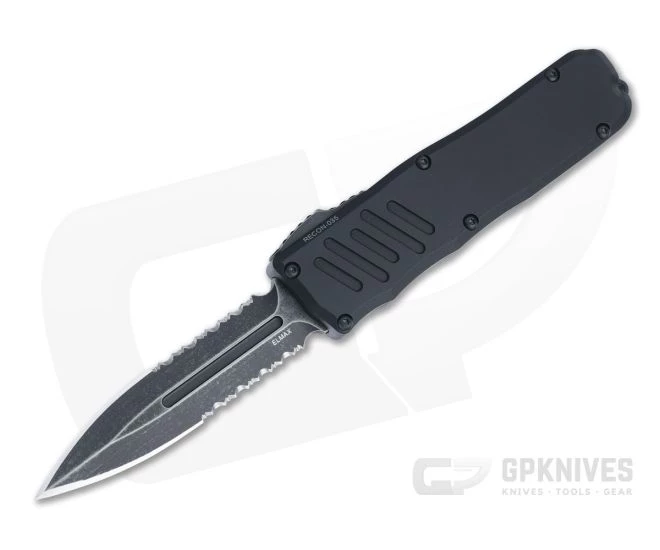 Guardian Tactical Recon-035 Dark Stonewashed Elmax Serrated Double Edge OTF Automatic 93632 1 Guardian Tactical Recon-035 Dark Stonewashed Elmax Serrated Double Edge OTF Automatic 93632