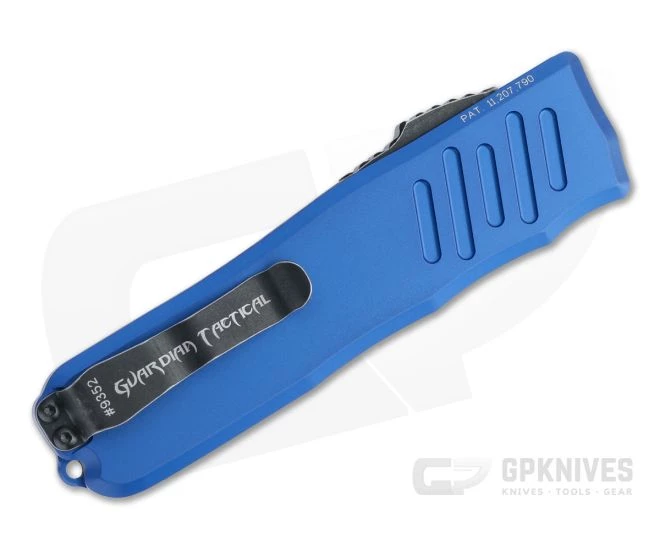 Guardian Tactical Recon-035 Dark Stonewashed Elmax Double Edge Blue OTF Automatic 94631 2 Guardian Tactical Recon-035 Dark Stonewashed Elmax Double Edge Blue OTF Automatic 94631 - Image 2