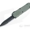 Guardian Tactical Recon-035 Black Tactical Elmax Serrated Double Edge Green OTF Automatic 98132