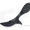 TOPS Knives California Cobra Black 1095 Black G10 Double Edge Neck Knife CALCO-01