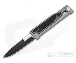 Reate EXO Exoskeleton Design Double Edge PVD Elmax Black G10 Manual OTF Knife