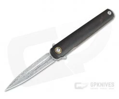 MKM Zieba Flame Limited Dagger Bifrost Damasteel Space Coral Carbon Fiber Frame Lock Flipper FL02-D