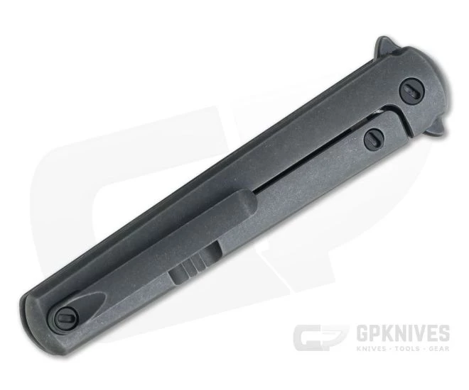 MKM Zieba Flame Dagger M390 Dark Stonewashed Titanium Frame Lock Flipper FL02-TDSW 2 MKM Zieba Flame Dagger M390 Dark Stonewashed Titanium Frame Lock Flipper FL02-TDSW - Image 2