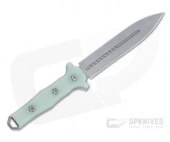 Heretic Knives Nephilim Dagger Battleworn Elmax Jade G10 Fixed Blade H003-5A-JADE -Daggers Online Shop h003 5a jade 3