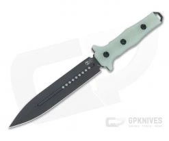 Heretic Knives Nephilim Dagger DLC Elmax Jade G10 Fixed Blade H003-6A-JADE