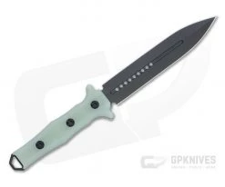 Heretic Knives Nephilim Dagger DLC Elmax Jade G10 Fixed Blade H003-6A-JADE -Daggers Online Shop h003 6a jade 3
