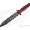 Heretic Knives Nephilim Dagger Black DLC Elmax Red/Black G10 Fixed Blade H003-6A-REDBLK