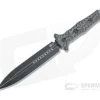 Heretic Knives Nephilim Dagger Battleworn Black Elmax Carbon Fiber Fixed Blade H003-8A-CF