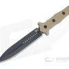 Heretic Knives Nephilim Dagger Battleworn Black Elmax FDE G10 Fixed Blade H003-8A-FDE