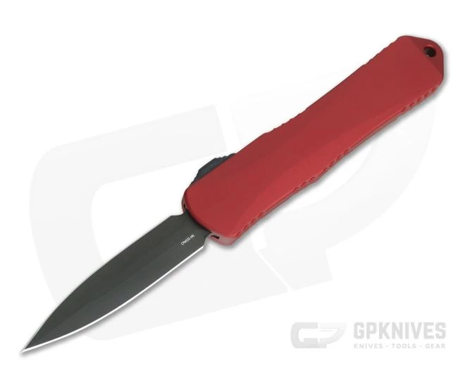 Heretic Knives Manticore-E Double Edge Black DLC S35VN Red EDC OTF Automatic H028-6A-RED 1 Heretic Knives Manticore-E Double Edge Black DLC S35VN Red EDC OTF Automatic H028-6A-RED