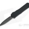 Heretic Knives Manticore-E Double Edge Black DLC S35VN Tactical Black EDC OTF Automatic H028-6A-T