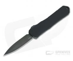 Heretic Knives Manticore-E Double Edge Black DLC S35VN Tactical Black EDC OTF Automatic H028-6A-T
