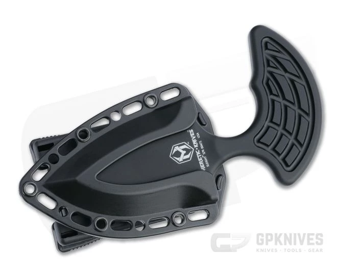 Heretic Knives Sleight Modular Push Dagger Stonewashed 20CV Black Aluminum Fixed Blade H050-2A 2 Heretic Knives Sleight Modular Push Dagger Stonewashed 20CV Black Aluminum Fixed Blade H050-2A - Image 2