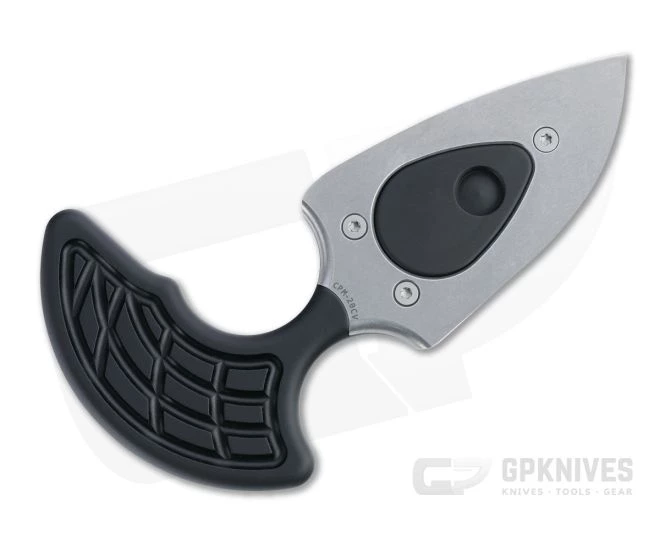 Heretic Knives Sleight Modular Push Dagger Stonewashed 20CV Black Aluminum Fixed Blade H050-2A 3 Heretic Knives Sleight Modular Push Dagger Stonewashed 20CV Black Aluminum Fixed Blade H050-2A - Image 3