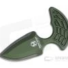 Heretic Knives Sleight Modular Push Dagger Black DLC 20CV Green Fixed Blade H050-6A-GRN
