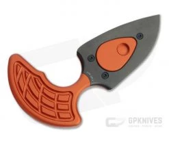 Heretic Knives Sleight Modular Push Dagger Black DLC 20CV Orange Fixed Blade H050-6A-ORG -Daggers Online Shop h050 6a org 3