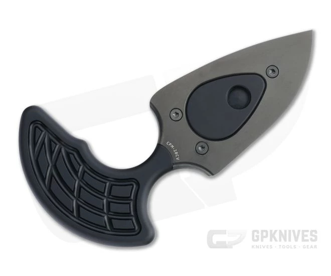 Heretic Knives Sleight Modular Push Dagger Black DLC 20CV Tactical Fixed Blade H050-6A-T 3 Heretic Knives Sleight Modular Push Dagger Black DLC 20CV Tactical Fixed Blade H050-6A-T - Image 3