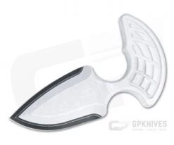 Heretic Knives Sleight Modular Push Dagger Battleworn Black 20CV Blizzardworn Fixed Blade H050-8A-BLIZZARD