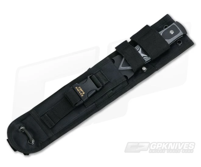 TOPS MAK 7 White/Black G10 Double Edged Dagger 2 TOPS MAK 7 White/Black G10 Double Edged Dagger - Image 2