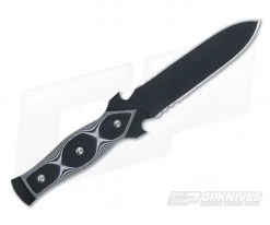 TOPS MAK 7 White/Black G10 Double Edged Dagger 5 TOPS MAK 7 White/Black G10 Double Edged Dagger -Daggers Online Shop mak07w 3