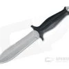 GiantMouse Ranae Dagger Stonewashed N690Co Black FRN Fixed Blade Knife
