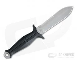 GiantMouse Ranae Dagger Stonewashed N690Co Black FRN Fixed Blade Knife -Daggers Online Shop ranae 3