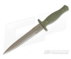Spartan-George V-14 Dagger FDE S45VN OD Green G10 Kydex Sheath Fixed Blade SB27DEGRKYTN
